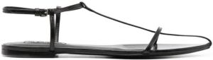Jil Sander Thong ankle-strap sandals Black