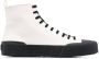 Jil Sander two-tone high-top sneakers White - Thumbnail 1