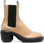 Jil Sander two-tone leather chelsea boots Neutrals - Thumbnail 1