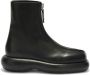 Jil Sander zip-up leather boots Black - Thumbnail 1