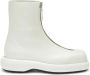 Jil Sander zip-up leather boots White - Thumbnail 1