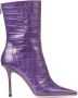 Jimmy Choo Agathe 100mm pointed-toe boots Purple - Thumbnail 1