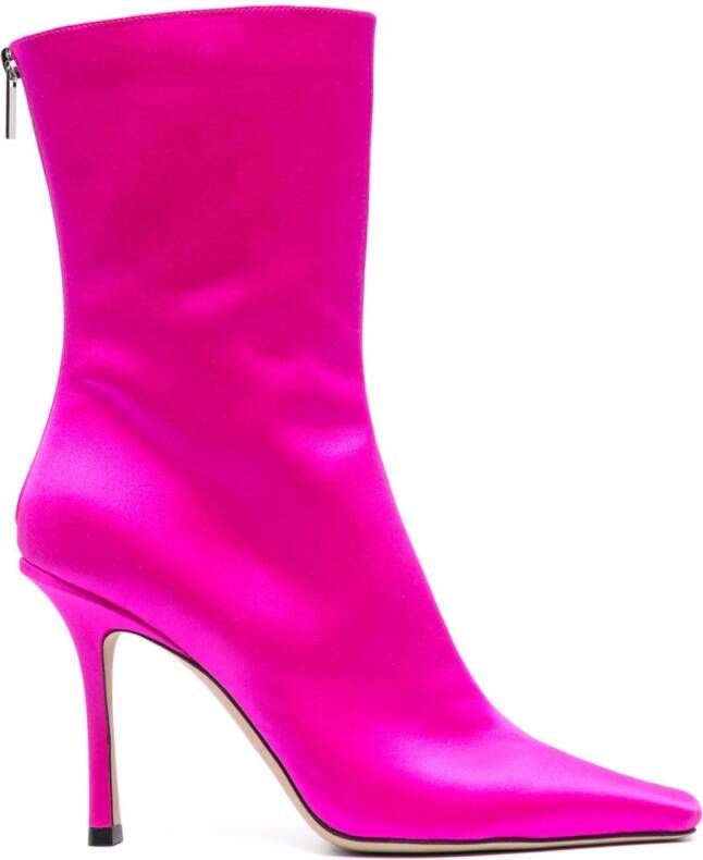 Jimmy Choo Agathe 115mm ankle boots Pink