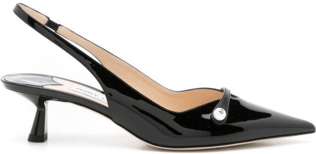 Jimmy Choo Amita 65mm leather pumps Black