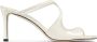 Jimmy Choo Anise 75mm patent-leather mules White - Thumbnail 1