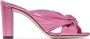 Jimmy Choo Avenue 85mm leather mules Pink - Thumbnail 1