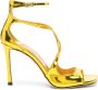 Jimmy Choo Azia 95mm leather sandals Yellow - Thumbnail 1