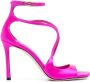 Jimmy Choo Azia 95mm satin sandals Pink - Thumbnail 1