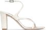 Jimmy Choo Azie 85mm leather sandals White - Thumbnail 1