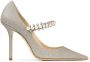 Jimmy Choo Baily 100mm pearl-embellished pumps Neutrals - Thumbnail 1
