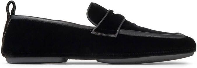 Jimmy Choo Buxton velvet loafers Black