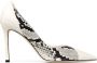 Jimmy Choo Cass 95mm leather pumps White - Thumbnail 1