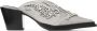 Jimmy Choo Cece 60mm glitter mules Grey - Thumbnail 1