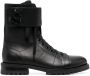 Jimmy Choo Ceirus flat lace-up boots Black - Thumbnail 1