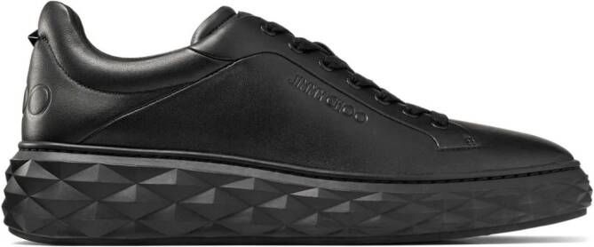 Jimmy Choo Diamond Maxi leather sneakers Black