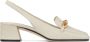 Jimmy Choo Diamond Tilda 45mm slingback pumps Neutrals - Thumbnail 1