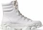 Jimmy Choo Diamond x Hike F leather hiking boots White - Thumbnail 1