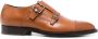 Jimmy Choo double-buckle leather loafers Brown - Thumbnail 1