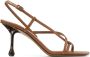 Jimmy Choo Etana 80mm leather sandals Brown - Thumbnail 1