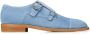 Jimmy Choo Finnion suede monk shoes Blue - Thumbnail 1
