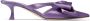 Jimmy Choo Flaca bow-embellished 50mm mules Purple - Thumbnail 1