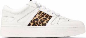 Jimmy Choo Hawaii F lace-up sneakers White
