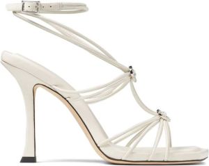 Jimmy Choo Indiya 100mm strappy sandals White