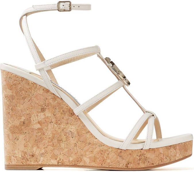 Jimmy Choo JC 110mm wedges White