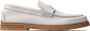 Jimmy Choo Josh Driver suede loafers White - Thumbnail 1