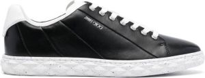 Jimmy Choo leather low-top sneakers Black