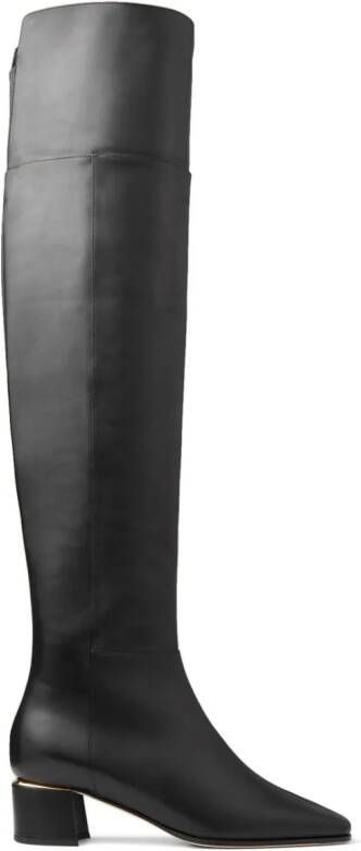 Jimmy Choo Loren 45mm knee-length boots Black