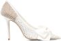 Jimmy Choo Love 100mm crystal-embellished pumps White - Thumbnail 1