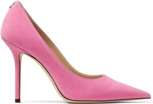 Jimmy Choo Love 100mm pointed pumps Pink