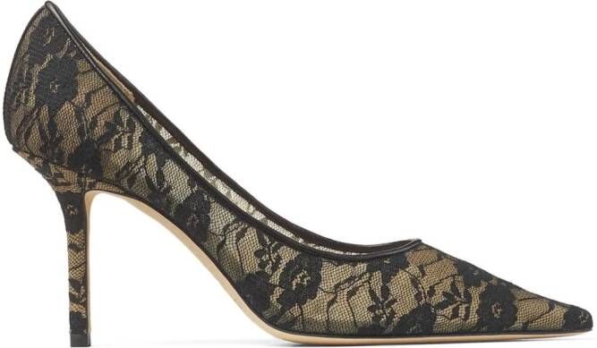Jimmy Choo Love 85mm leather pumps Black