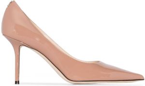 Jimmy Choo Love 85mm patent leather pumps Pink