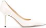 Jimmy Choo Love 85mm patent leather pumps White - Thumbnail 1