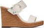 Jimmy Choo Melian 110mm mules White - Thumbnail 1