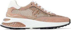 Jimmy Choo Memphis lace-up trainers Brown