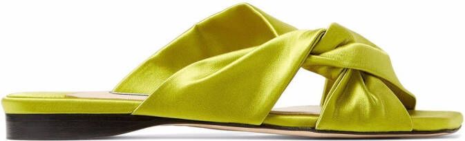 Jimmy Choo Narisa knot-detail sandals Yellow