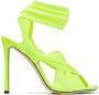 Jimmy Choo Neoma 110 wrap-strap sandals Green - Thumbnail 1