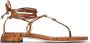 Jimmy Choo Onyxia leather sandals Brown - Thumbnail 1