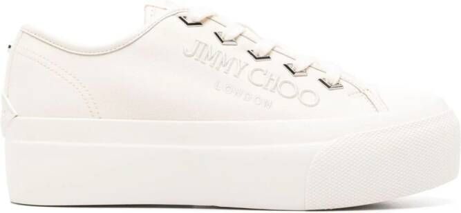 Jimmy Choo Palma Maxi flatform sneakers Neutrals