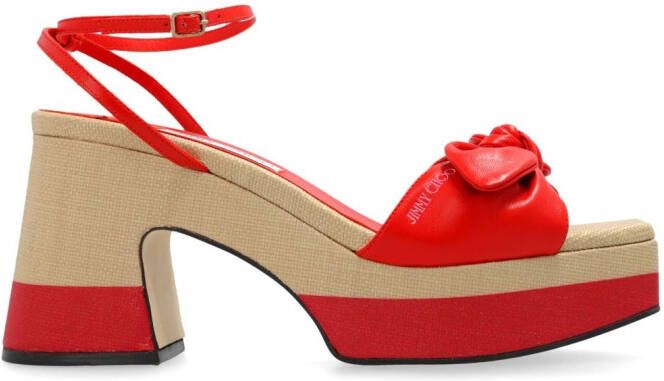 Jimmy Choo Ricia 95mm sandals Red