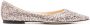 Jimmy Choo Romy glitter-embellished pointed-toe ballet flats Pink - Thumbnail 1