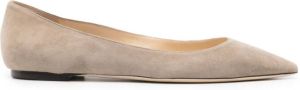 Jimmy Choo Romy suede ballet pumps Neutrals
