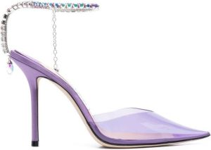 Jimmy Choo Saeda 100mm pumps Purple
