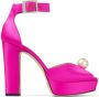 Jimmy Choo Socorie 120mm block-heel sandals Pink - Thumbnail 1