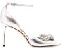 Jimmy Choo Tris 85mm crystal-embellished sandals Silver - Thumbnail 1