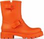 Jimmy Choo Yael flat rain boots Orange - Thumbnail 1