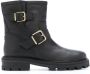 Jimmy Choo Youth buckle ankle boots Black - Thumbnail 1